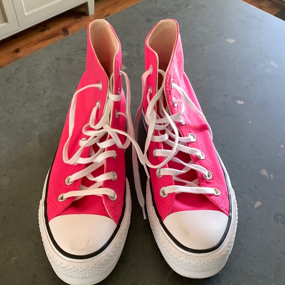 Chuck Taylor All Star Platform Converse Seasonal Color Astral Pink size 7.5